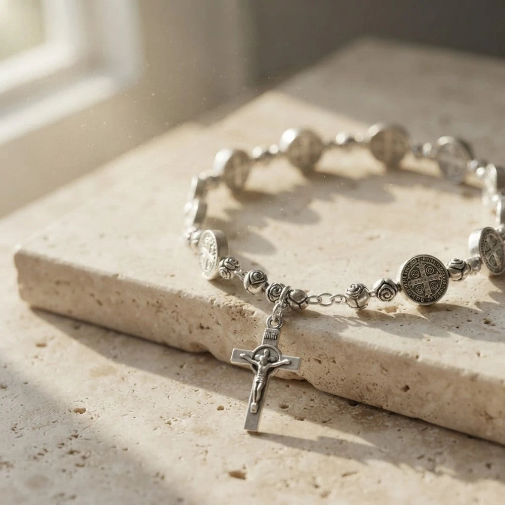 Rosario de Pulsera San Benito